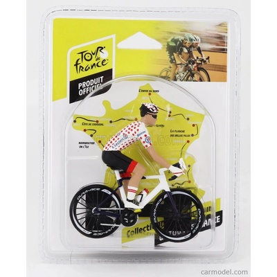 Solido Figures Ciclista Cyclist Maglia A Pois Pois Jersey Tour De France 2023 Bílá Červená 1:18