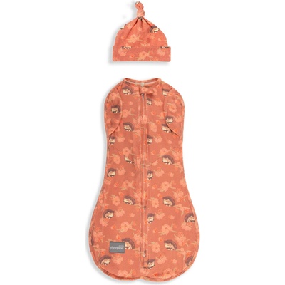 Sleepee Zavinovačka Second Step Swaddle s čepičkou Vintage Animals Amaranth