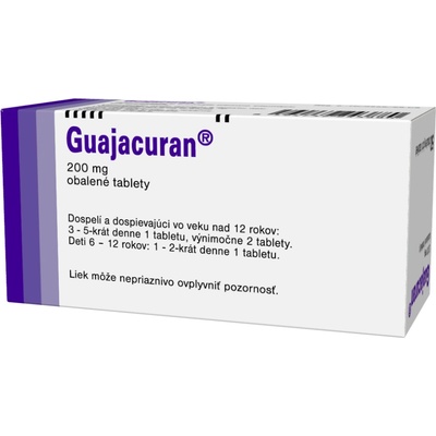 Guajacuran tbl.obd.50 x 200 mg