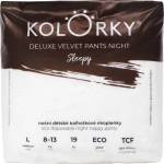 Kolorky Deluxe Velvet Pants Night Sleepy еднократни пелени гащички за нощ L 8-13 kg 19 бр