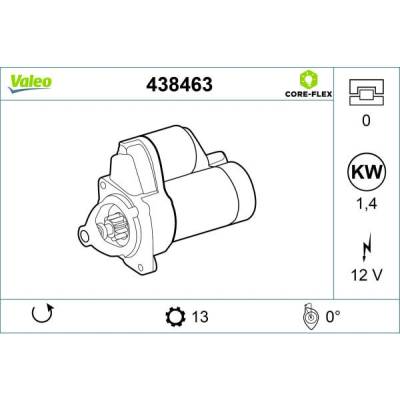 Startér VALEO 438463