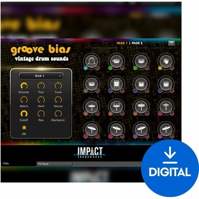 Impact Soundworks Groove Bias: Vintage Drum Sounds (Digitálny produkt)