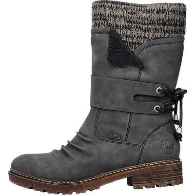 Rieker dámské kozačky Z4783-45 šedá – Zboží Dáma