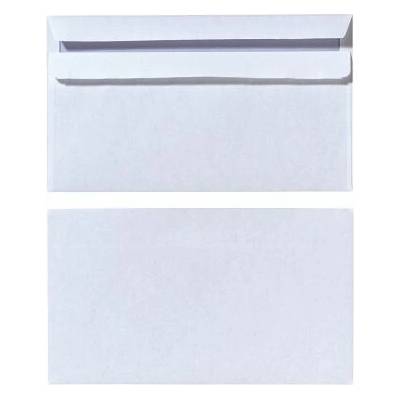 Herlitz Kancelářské obálky DL/100 ks, bílé, samolepicí