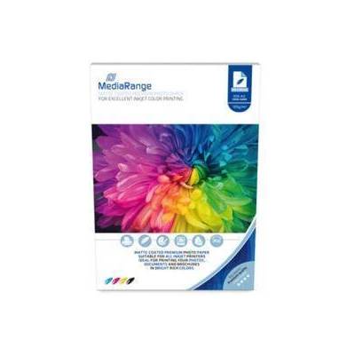 Фото хартия MediaRange DIN A4 за мастиленоструйни принтери, с матово покритие, 105 g, 100 листа, MRINK116