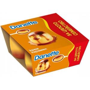 Danone Крем Карамел Danette 125гр. 4бр