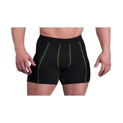 MadMax Kompresní trenky MSW905 černozelené