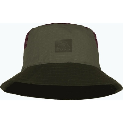 Buff Sun Bucket Hiking Hat Hook 125445.854.30.00 green