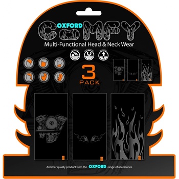 Comfy nákrčník Oxford Harley Davidson Graphics sada 3 ks