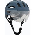 uvex Велосипедна каска UVEX Stride Visor stone blue matt/lite mirror silver