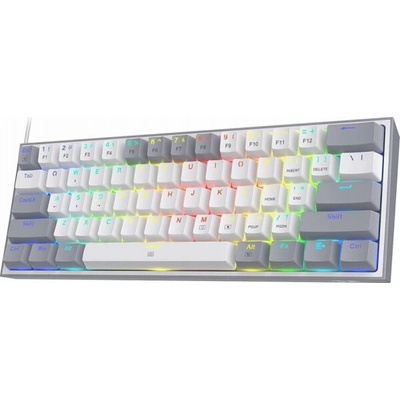 Redragon K617 Fizz RGB White/Grey