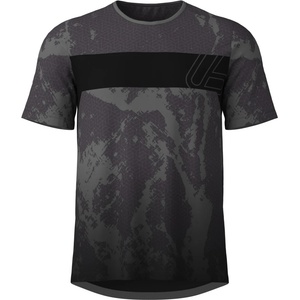 Löffler Мъжка фланелка с къс ръкав за колоездене Löffler MTB T-Shirt Raider Cycling jersey - Black - размер 52 (EU) (056-3935-0114)