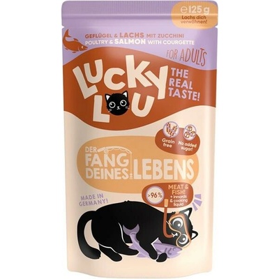 Lucky Lou Lifestage Adult s hydinou a lososom 125 g