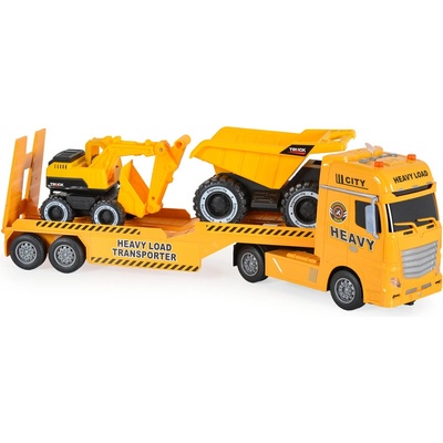 Jin Jia Toys Автовоз с багер и самосвал 666-68f