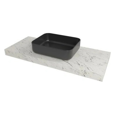 Naturel Dolce deska pod umyvadlo 83,5 x 8 x 50 cm mramor Carrara bílá mat DO8050MCB – Zbozi.Blesk.cz