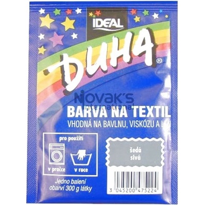 Duha farba na textil číslo 22 šedá 15 g