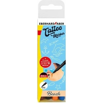Eberhard faber tetovacie fixky Beach 4 ks