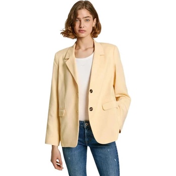 PEPE JEANS Сако Pepe jeans Alina blazer refurbished - Beige (Cornish Yellow)