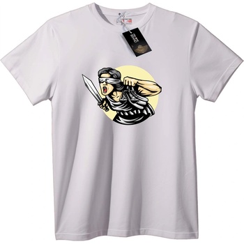 NOONEBRAND Тениска Сляпо Правосъдие - S, White