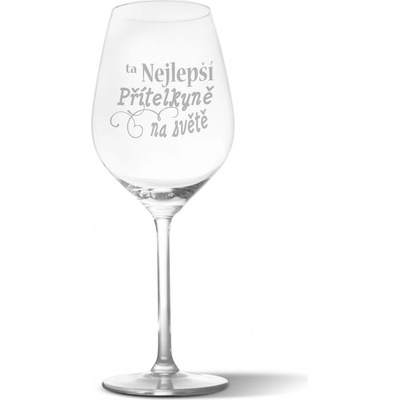 Sablio Sklenička na víno Ta nejlepší přítelkyně na světě 490 ml