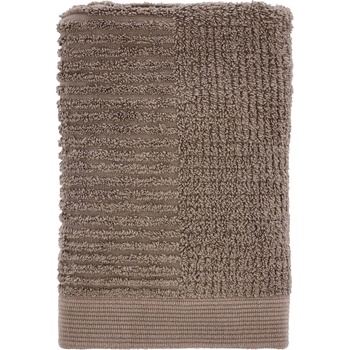 Zone Кафяво-сива памучна кърпа от тери 50x70 cm Classic - Zone (26444)