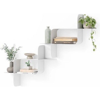 Umbra hk ltd (Канада) Комплект от 2 бр. рафтове umbra montage за стенен монтаж - цвят бял (umbra 1022611-660)