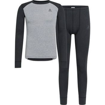 Odlo Мъжко синтетично термобельо Odlo Active Warm Special Set Synthetic base layer - Dark Grey Melange / Grey Melange (014-2550-0111)