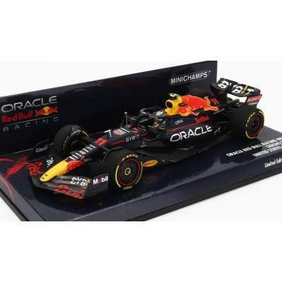 MINICHAMPS RED BULL F1 RB18 TEAM ORACLE RED BULL RACING N 11 AUSTIN USA GP 2022 SERGIO PEREZ - MATT BLUE YELLOW RED 1:43