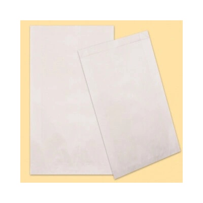 Хартиен плик с плоско дъно 16+(2х2)/29, бял 100бр (Е-3144)