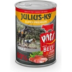 Julius-K9 Super Premium Paté консерва за кучета - говеждо, черен дроб 400 г