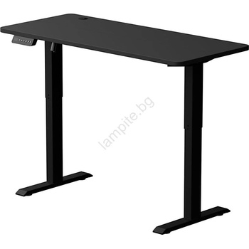 Milagro Регулируема височина бюро LEVANO 140x60 см черен (MI2340)