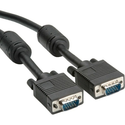 Roline Кабел Roline S3627, от VGA(м) към VGA(м), 6m, черен