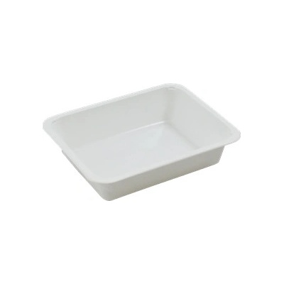 ECOFOL Plastová zatavovací miska 1D bílá PP 227x178x40 mm ideal pack® bal/50 ks