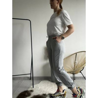 Sim Fashion Tepláky OYSHO Svetlo sivá