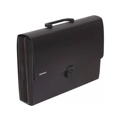 DONAU Folding briefcase DONAU, PP, A4, with handle, black