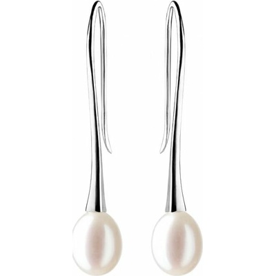 Eppi minimalistické visiace perlové náušnice Annalise E38275