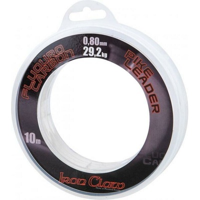 Iron Claw Pike Leader Fluorocarbon 10 m 0,8 mm 29,2 kg