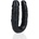 RealRock by Shots RealRock U-Shaped Intimate Duo Model 12.7 cm Black Flexible Design