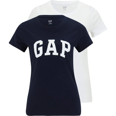 GAP Тениска 'franchise' синьо, бяло, размер xs