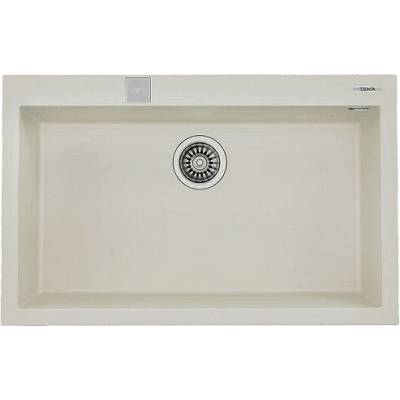 Teka Гранитна мивка, авт. клапан, за шкаф 80 см ForSquare 72.40 TG КРЕМ (М.1025.КР)