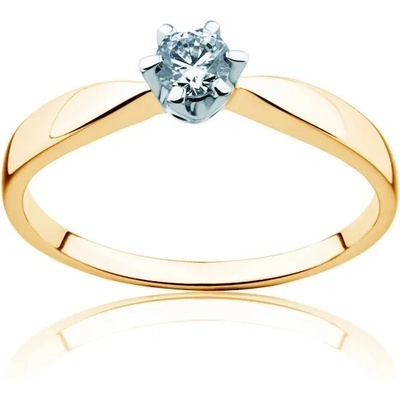 SAVICKI Годежен пръстен Triumph of Love: двуцветно злато, бял сапфир