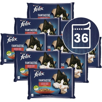 FELIX Капсули FELIX Fantastic, вкусен избор със зеленчуци в желе 36 x 85 г