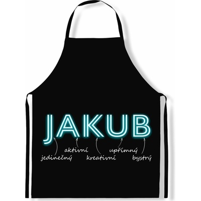 IMPAR Zástěra Mužská jména Neon Jakub