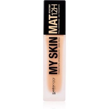 bellaoggi My Skin Mat 12H дълготраен матиращ фон дьо тен цвят Neutral Rosy 30ml