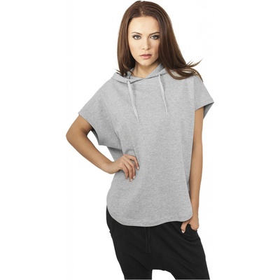 Urban Classics Ladies Sleeveless Terry Hoody grey