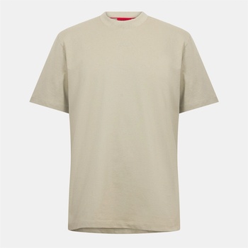 Hugo Тениска Hugo Mens Dapolino T-shirt - Open Beige