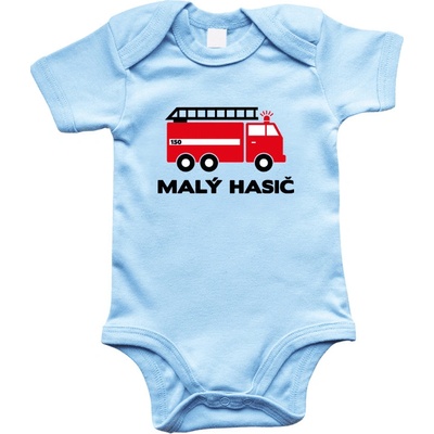 Hobbytriko Dětské hasičské body Malý hasič Modrá Soft Blue