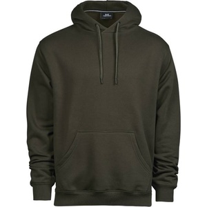 TEE JAYS TJ5430 / Мъжки суичър с качулка - тъмно маслинено зелено XXXL (185430b6613)