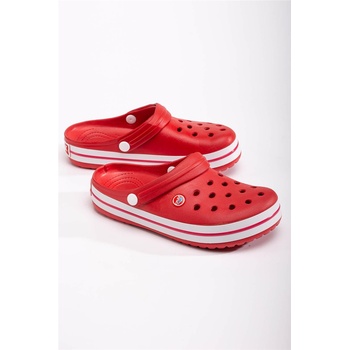 Moda Trend Дамски чехли тип сабо - Червени #370694 (370694_Червен)