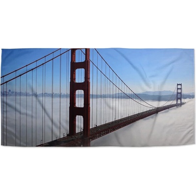 Sablio Uterák Golden Gate v hmle 50 x 100 cm